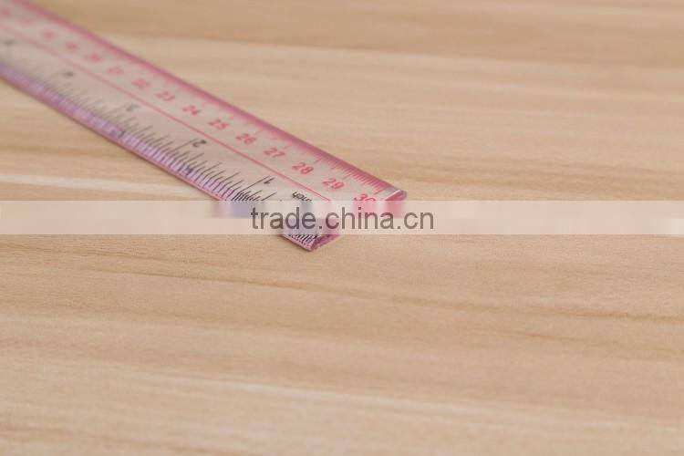 Customized Custom made PS ruler with 30cm scale