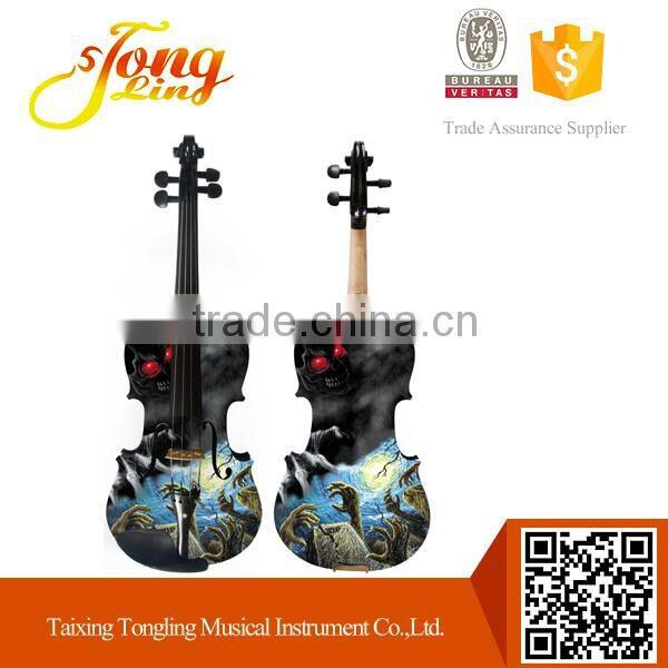 Hot Sale Popular Art With Halloween Theme Student Violin