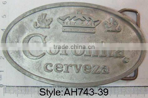 custom brand name buckles plate metal belt buckleS