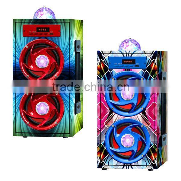 NT-WS002 trade assurance supplier LED wood speaker