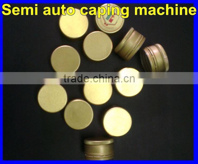 Trade assurance factory price Capping machine semi automatic,glass bottle capping machine