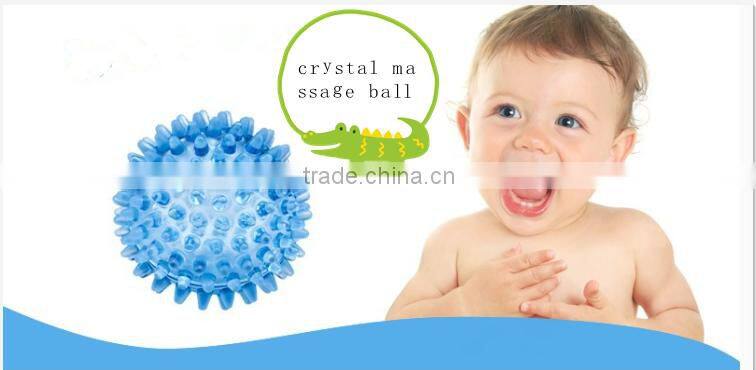 2015 hotsale spiky massage ball Non-toxic PVC body and massage ball