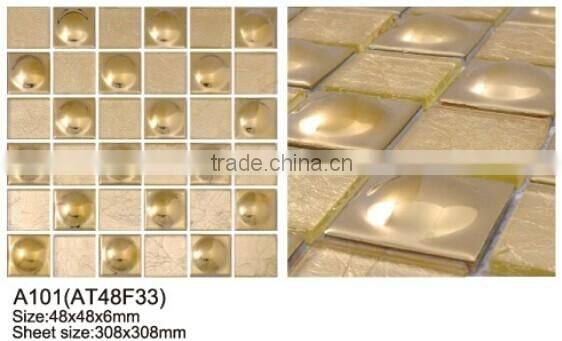 most widely use glass mosaic for swimming pool tile