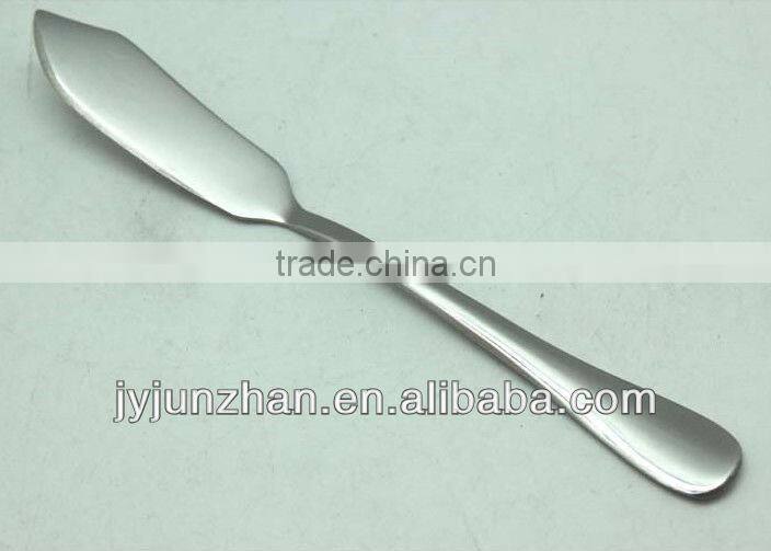 Stainless butter knife with high mirror polishing and low price