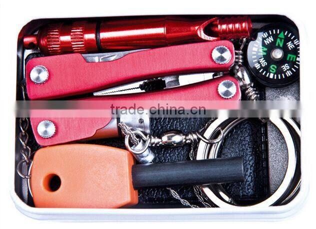 45 in 1 Hot credit card survival kits/survival kits with box