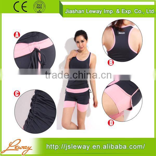 China hot sale cheap plain gym wear for women