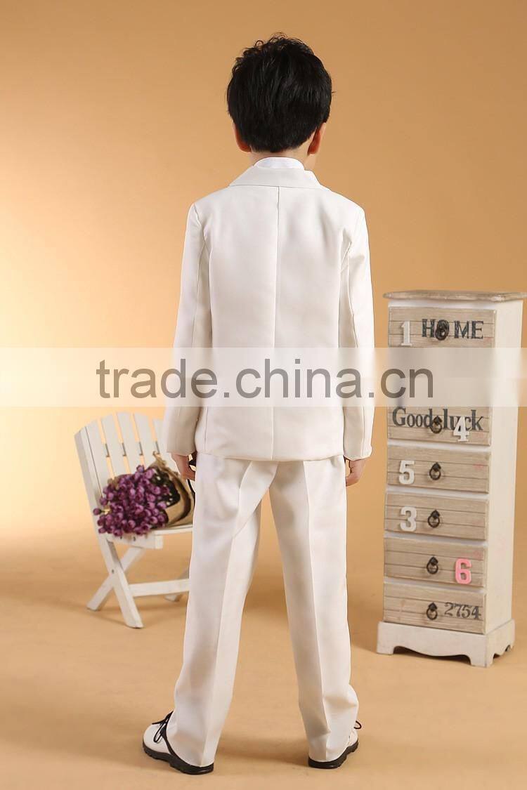 Hot Selling 2016 Wholesales In China Factory Cheepest Price Boys Suits With White Color
