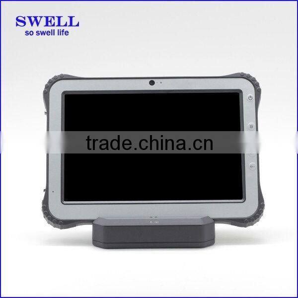 10inch IPS 3G rugged tablet NFC/Fingerprint/Docking/Scanner winds Android two OS tablet pc