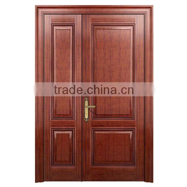2014 New Design Fancy oversized apartment Solid Wooden entry door