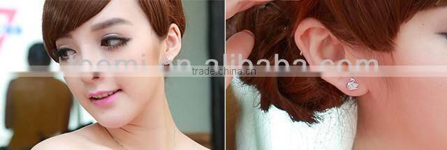 JINSE Swan Earrings For Cute Girls