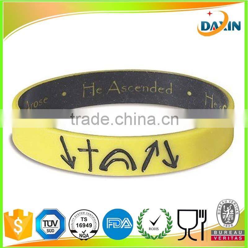 BPA Free Silicone Bracelet, Cheap silicone wristband