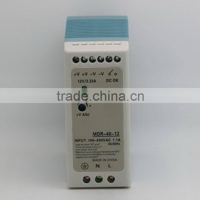 MDR-60-12 60W 12V 5A durable new products power supply capacitor 100v 2200mfd