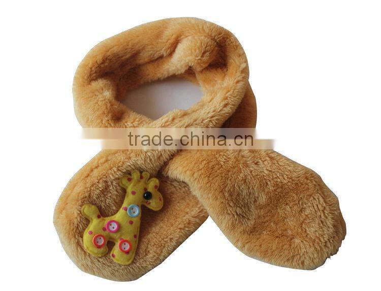 New product high quality fashion Baby fluffy warm scarf WJ-659
