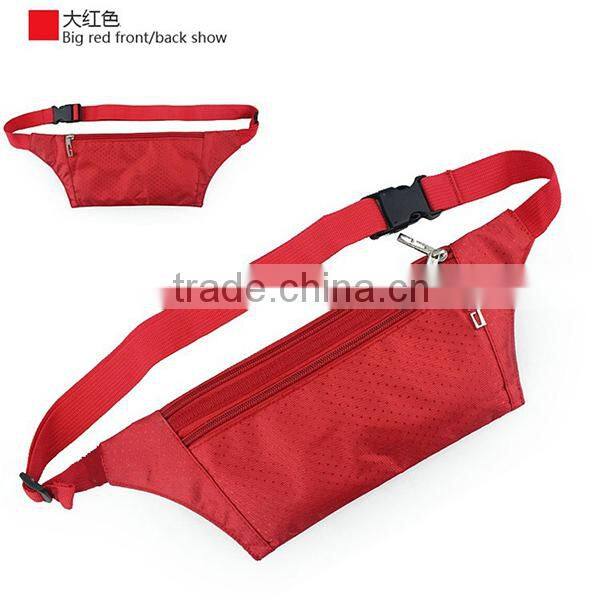 2016 best selling factory wholesale cheap nylon light beautiful colorful sport running waist bag