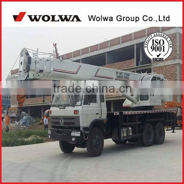Chinese 25 ton hydraulic truck crane with telescopic boom