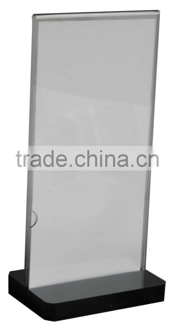 Acrylic menu holder ,acrylic menu holder,promotional restaurant table menu