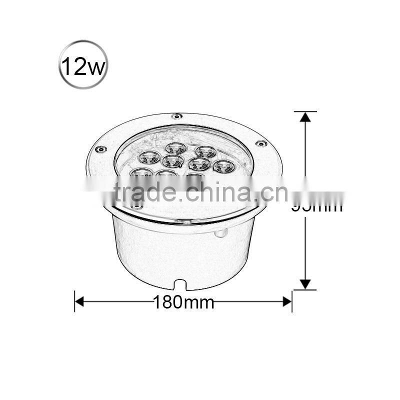 RGB Waterproof Outdoor Underwater 1W LED Underground Light