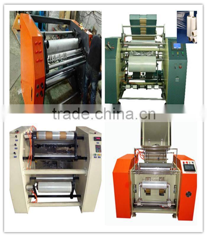 cling fim slitting machine auto rewinding machine