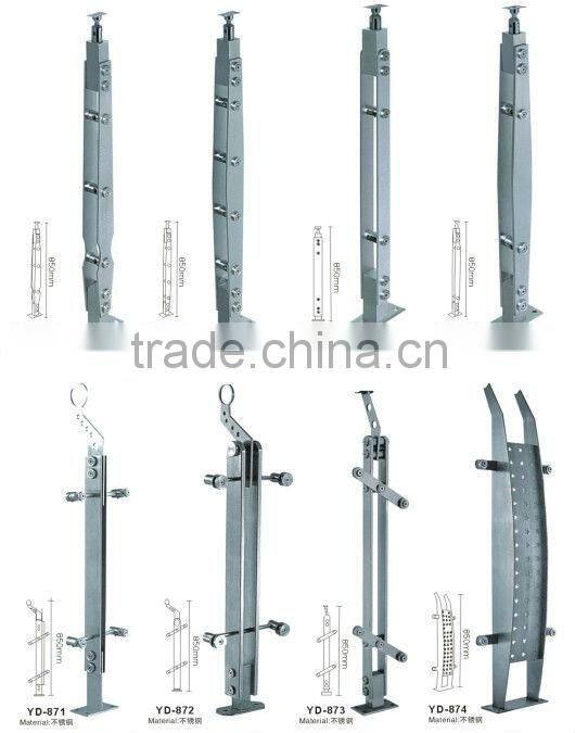 modern balustrade and stone columns for balcony railing