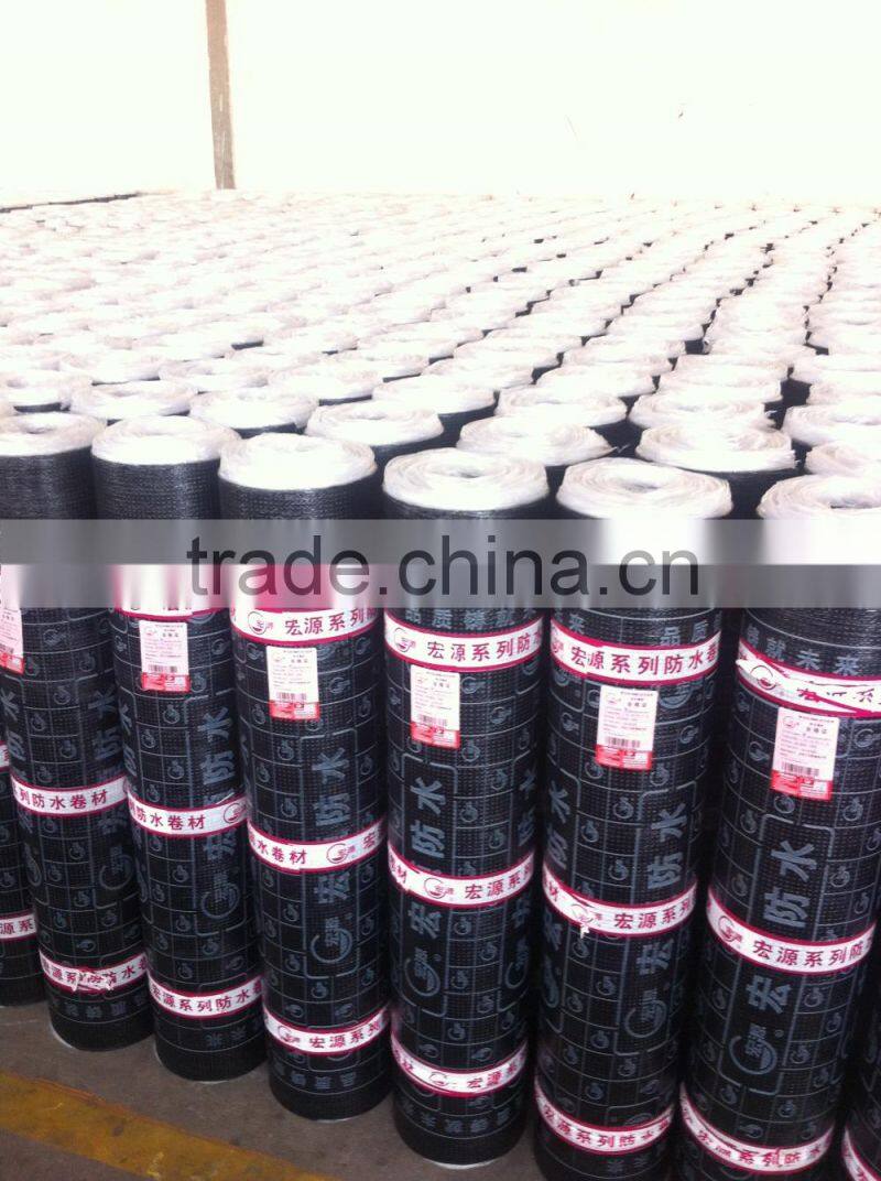 5.0 mm SBS Modified Bitumen Waterproof Membrane with fiberglass felt