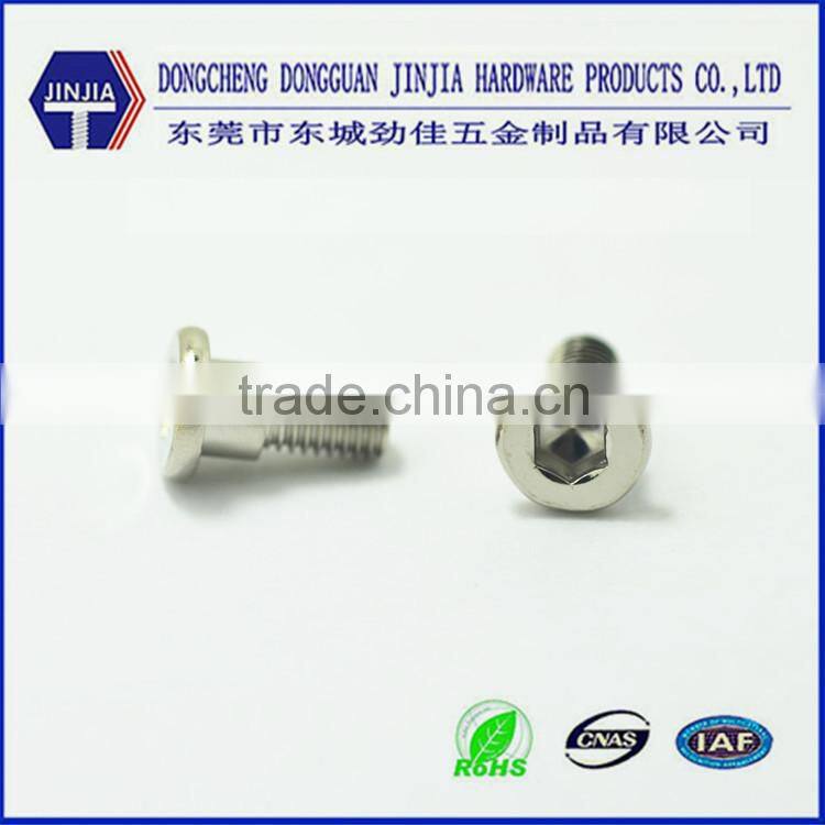 Carbon steel nickel plated shoulder screw