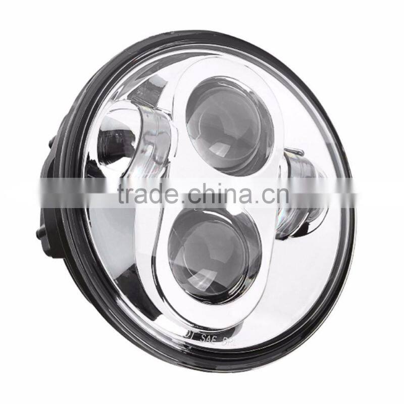 5-3/4" 5.75 Inch Motorcycle Projector Daymarker LED Headlight Insert For Harley Dyna Sportster