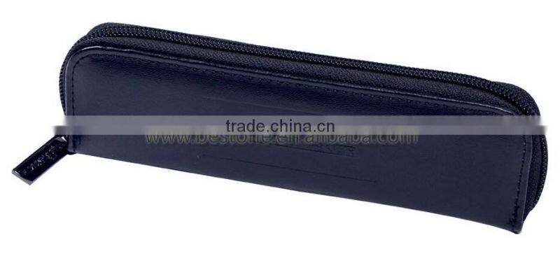 Custom Leather Pen Bag Case with Zipper
