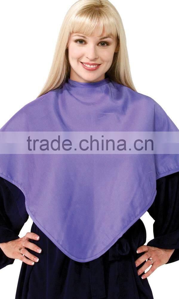 plain salon hair dressing cape fabric for salon cape/hair dressing cape/barber cape