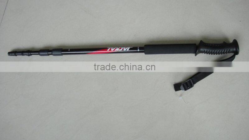 walking pole with Rubber handle and foam hand grip