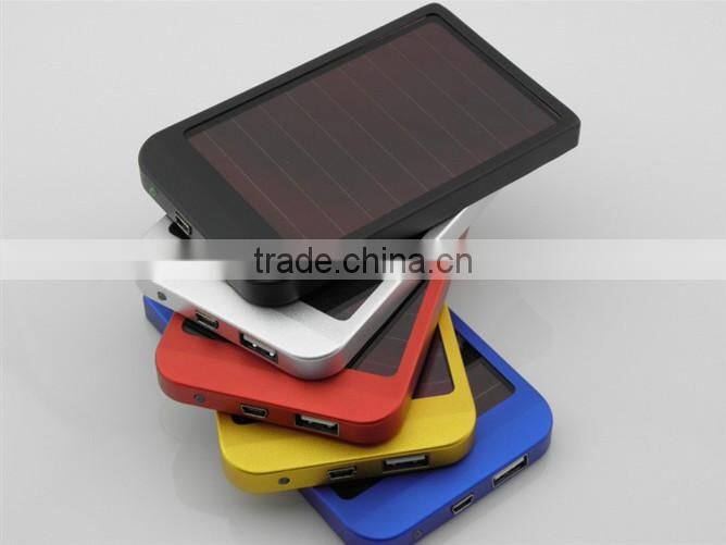 the creative high capacity original solar Power Bank for travel set