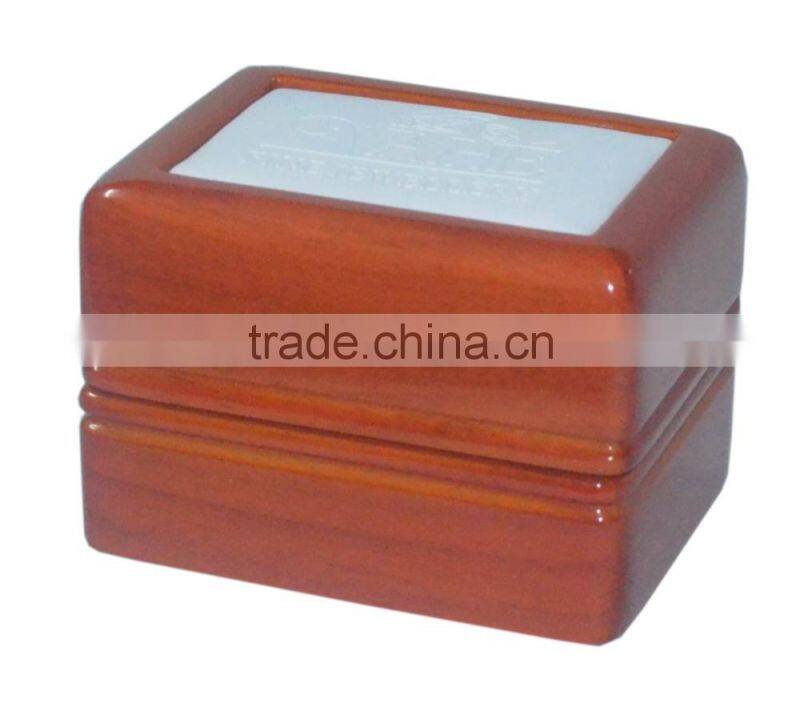 Good quality custom wooden ring jewelry box made in China