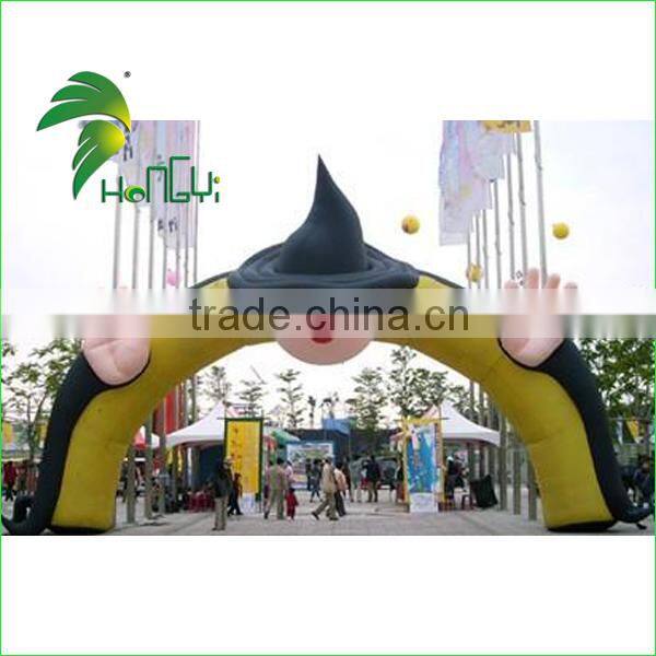 Lovely Cute Lifelike Outdoor Decoration Inflatable Funny Clown Arch Door