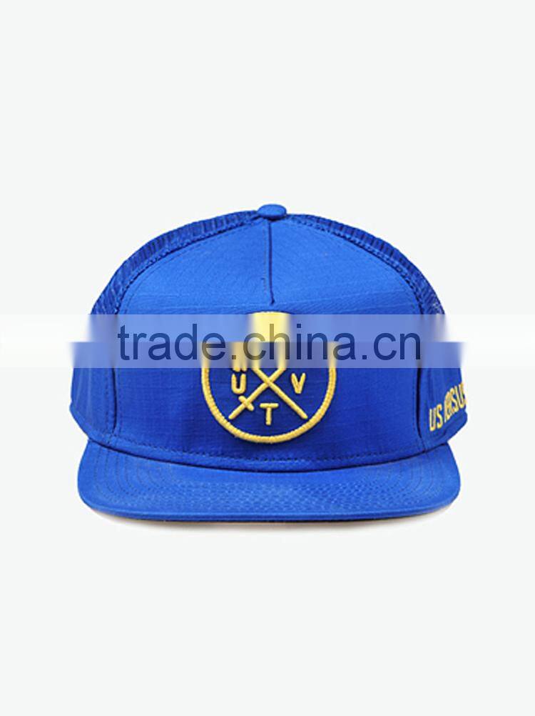 Promotion custom two mesh embroidery fashion cheap trucker hat