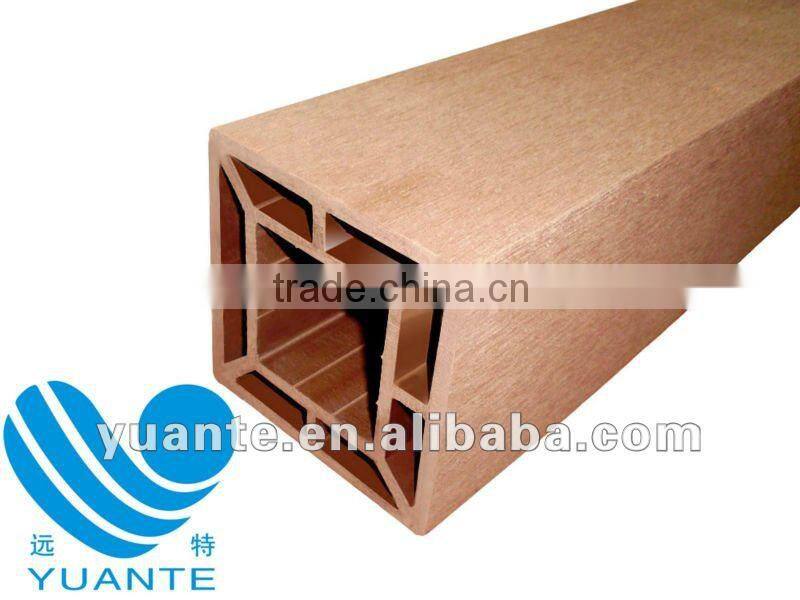 Outdoor and eco-friendly wood plastic composite WPC Column/flooring