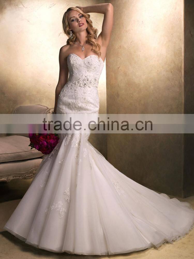 supply all kinds of organza butterfly cowl neck tea length wedding dresses