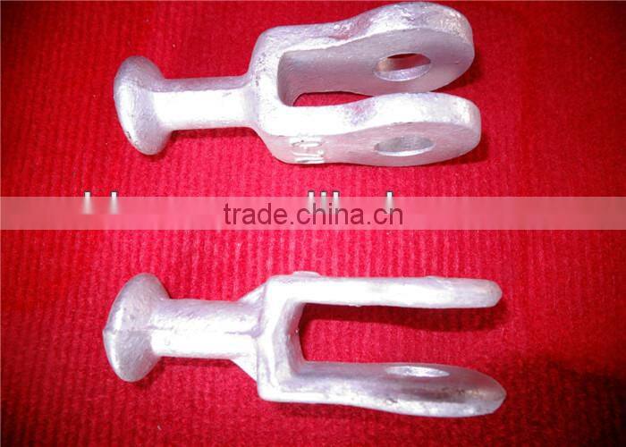 Hot dip galvanized high quality electric power fitting ball clevis