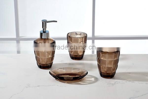 2016 hot sales toothbrush holder ,4 pcs simply bathroom accessories