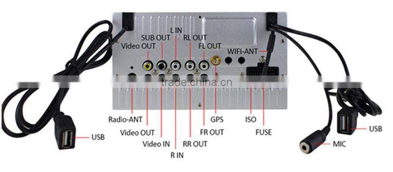 2din android dvd car navigation multimedia system with gps/bluetooth
