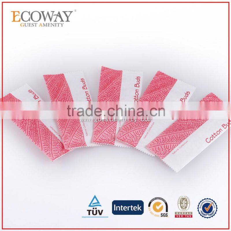 mini plastic sachets cotton ear buds mini sterile cotton swabs