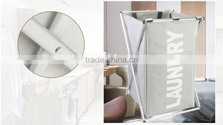 MuJi China wholesale waterproof oxford cloth laundry basket, laundry basket corner basket, dirty basket