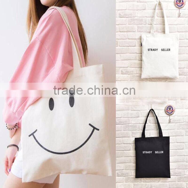 100% eco-friendly canvas carry bags in single-shoulder bags