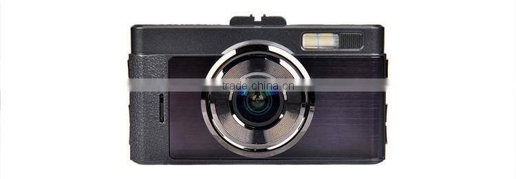 GT100/HD25 RoHS certificated H.264 HD rear view video 720P dual camera car camcorder