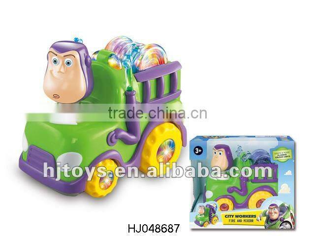 Electronics Activity Tractor With Light And Music, B/O Utility Vehicle Toys, Power-driven Toys Plastic Vehicle HJ117296