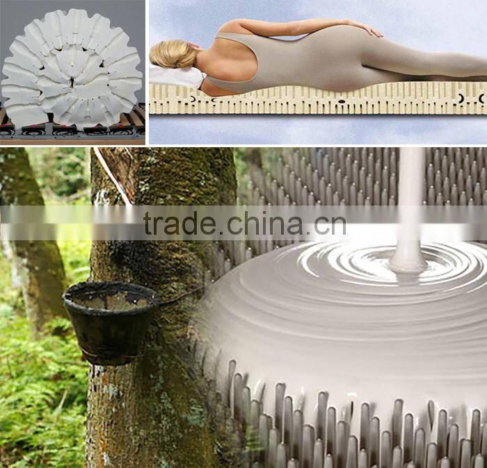 natural bamboo fabric soft king size latex mattress