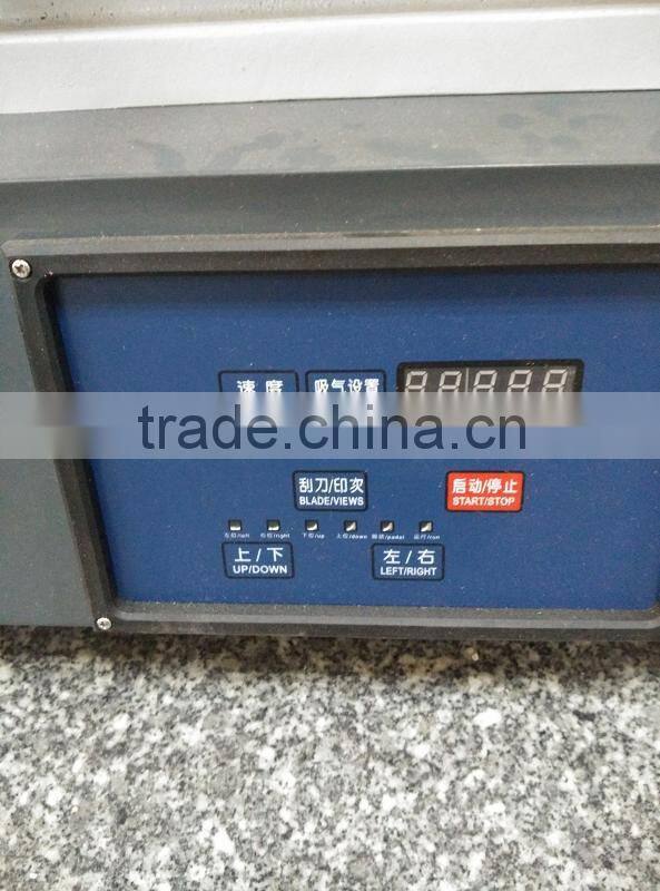 T slot flat screen printing machine