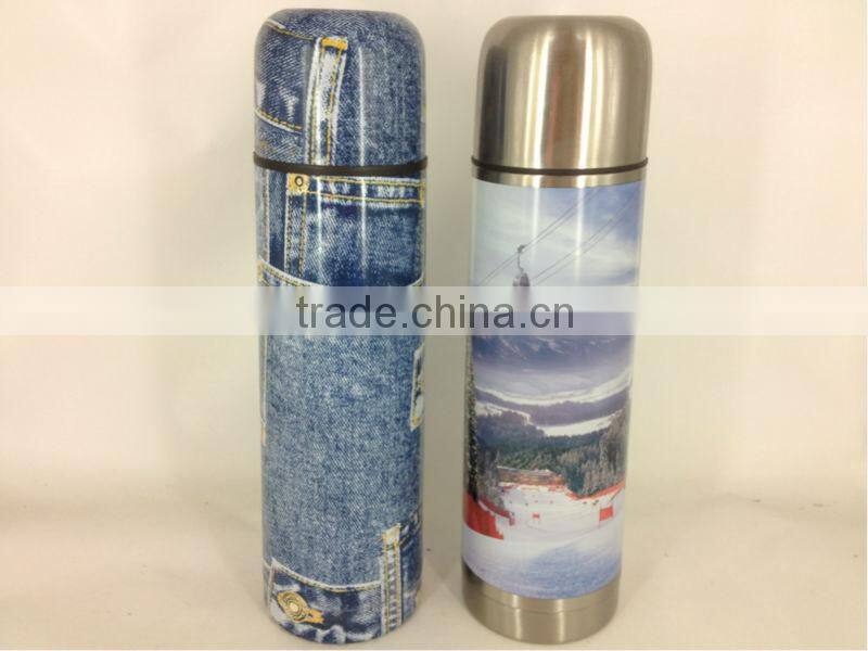 keep hot and cool stainless steel vacuum bullet type flask with body gas dyer