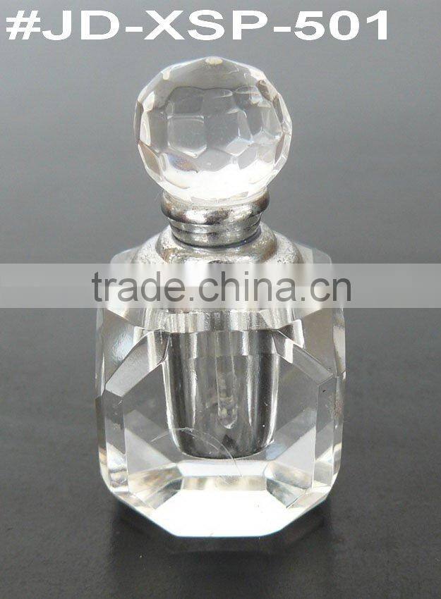 colorful painting crystal crafts body perfume bottle