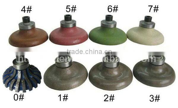 Ogee Router Bits for Edge Profiling Machine Hand Held Granite Router Diamond Wheel Shape Shape F 3 cm (1-1/4")