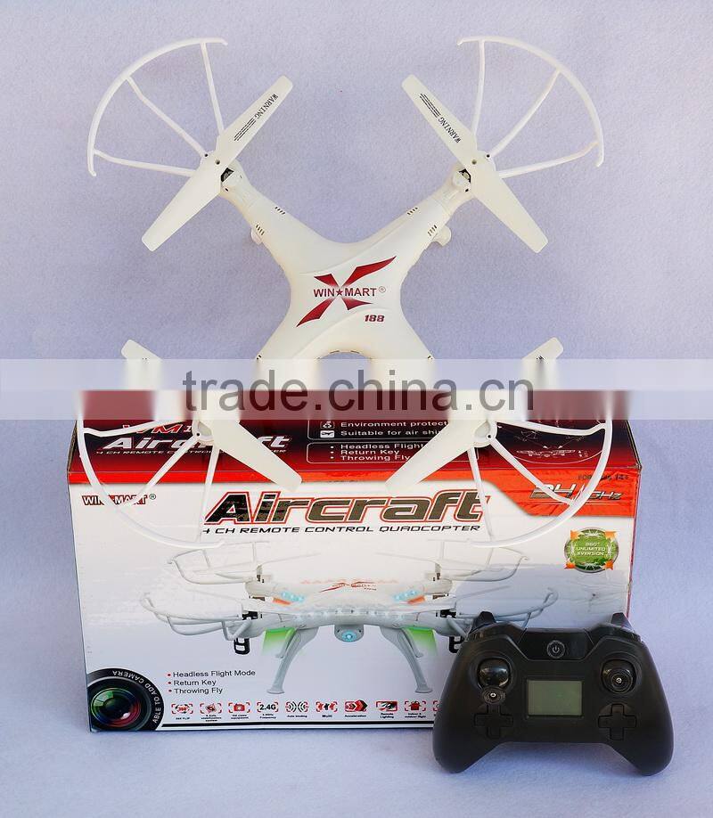 China manufactures drone 2.4Ghz 4ch 6Axis Gyro abs material quadcopter