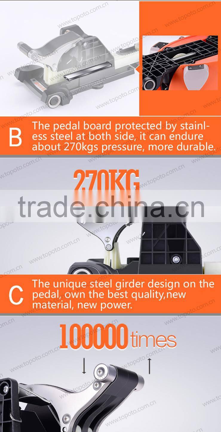 high quality spin mop bucket with soap bottle walkable mop